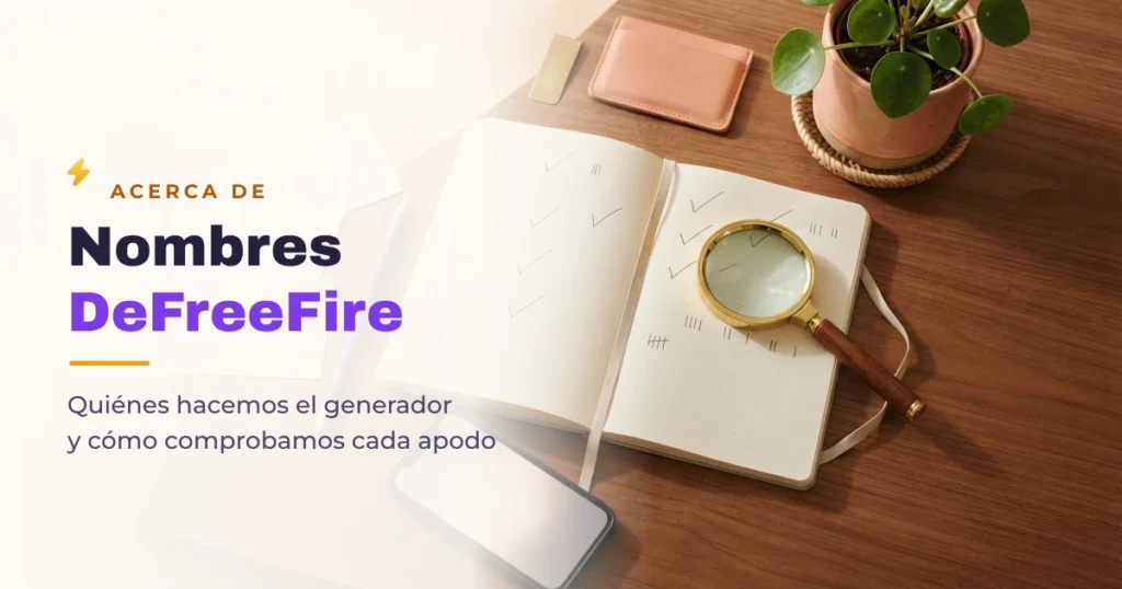 Acerca de NombresDeFreeFire: el equipo que comprueba cada apodo
