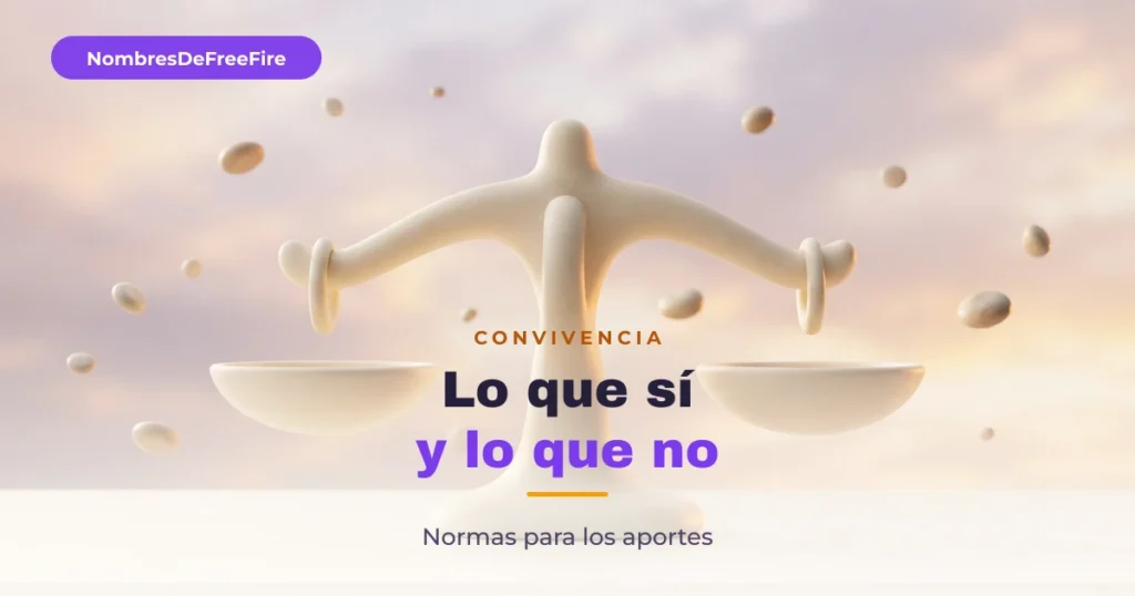 Normas de uso para los apodos aportados en NombresDeFreeFire